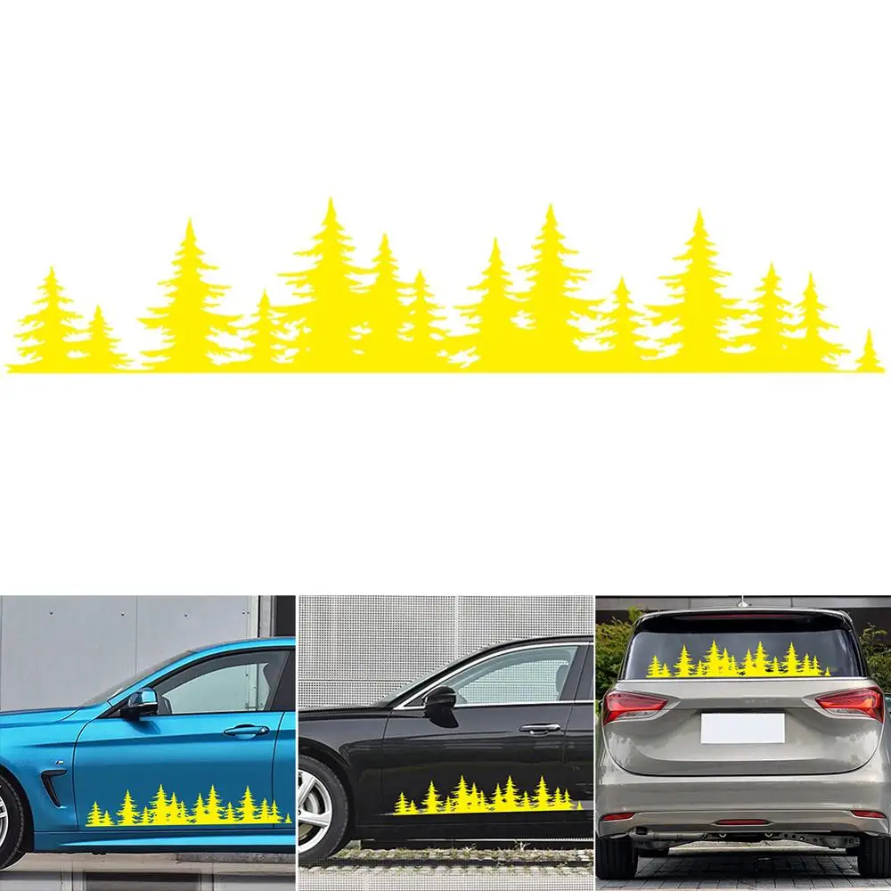5 Colors Newest Pine Tree Forest Car Custom Vinyl Decal window Graphic Sticker Mountain Coast | Автомобили и мотоциклы