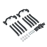 rc car metal pull rod and 2pcs pull rod seat for mangniu 112 full range d90 d91 99s upgrade spare parts accessories