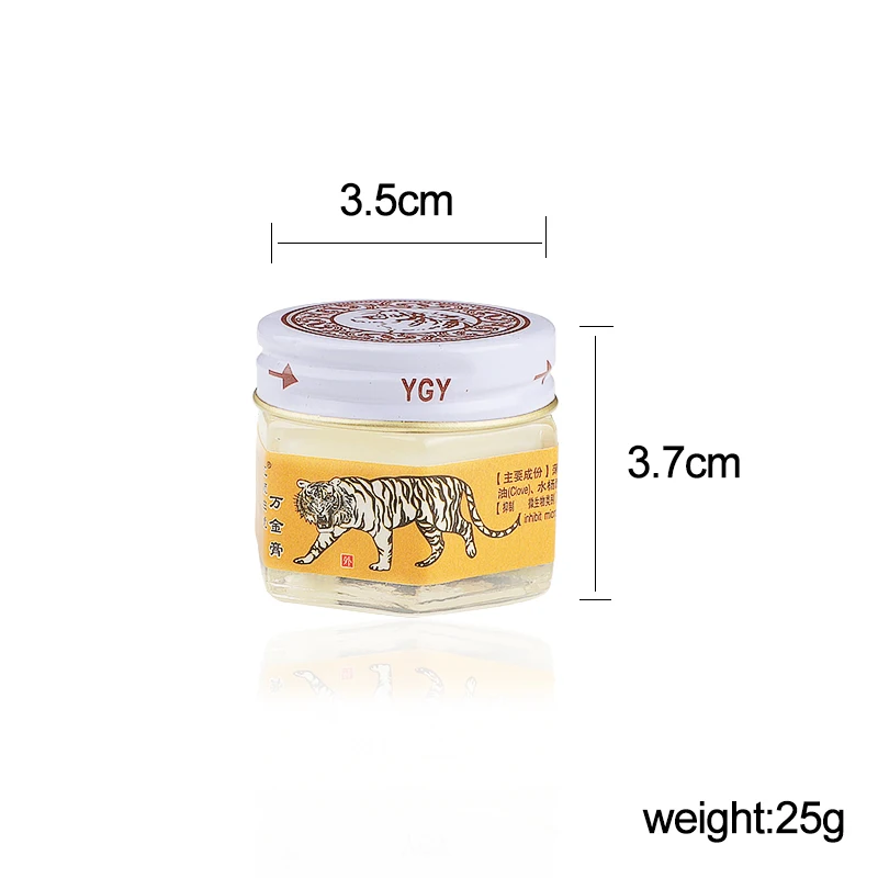 

25g Tiger Balm Mint Cool Oil Refreshing Relieve Cold Cream Herbal Headache Dizziness Muscle Pain Relief Anti Mosquito Bites