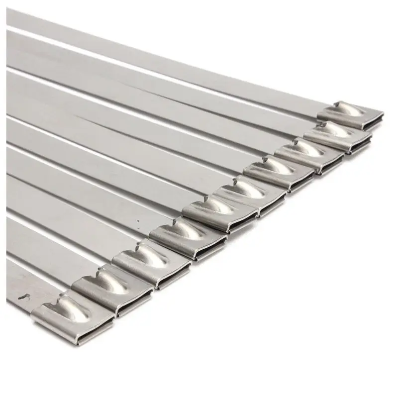 10X нержавеющая сталь морской ранг Металлические Кабельные стяжки