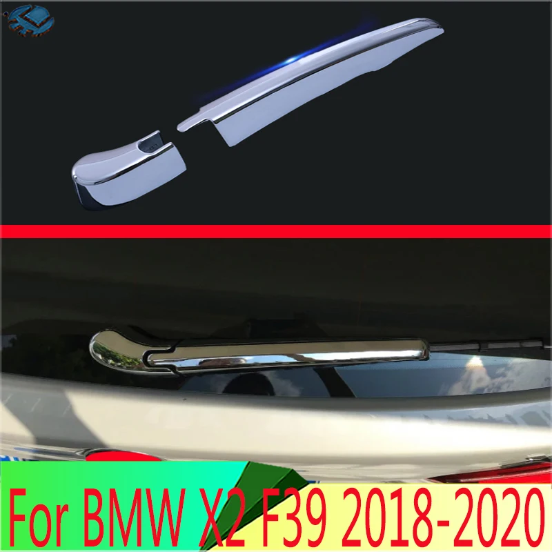 

For BMW X2 F39 2018 2019 2020 Car Decoration ABS Chrome Rear Window Wiper Cover Trim Overlay Nozzle Molding Garnish
