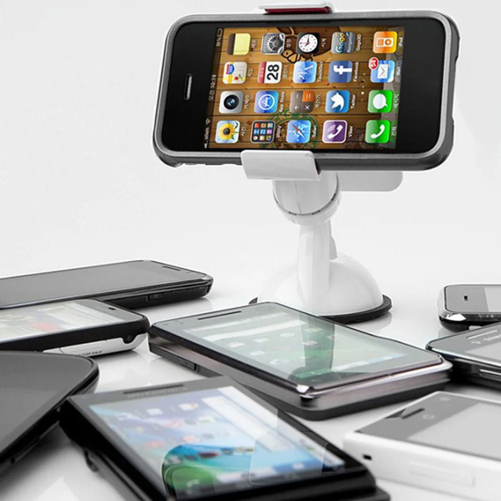 Прямая поставка 360 Поворотный всасывающий Автомобильный держатель для телефона