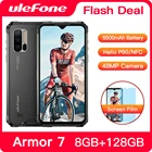 Ulefone Armor 7 смартфон с 6.3-дюймовым дисплеем, восьмиядерным процессором Helio P90, ОЗУ 8 Гб, ПЗУ 128 ГБ, 48 МП, 5500 мАч