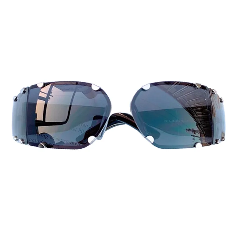 

Wu Yifan Rivet Robot Sunglasses Female Ins Net Celebrity Makeup Decoration Trendy Y2K Play Hip-Hop Windproof Sun Glasses Male