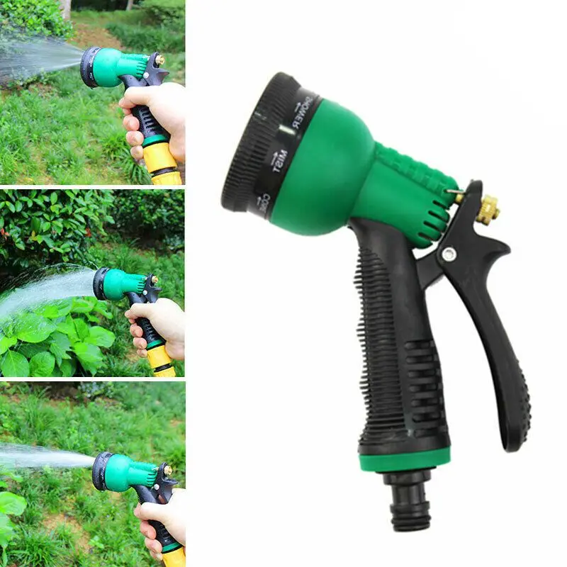 Поливочный шланг Регулируемый пистолет-распылитель головок Полив сада