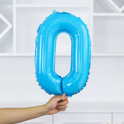 16 дюймов Стразы образуют цифру фигурками Happy День рождения украшения Дети номер