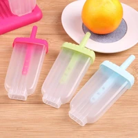6pcsset diy ice cream makers mold ship fast delivey ice lolly cream molds ice tray rectangle shaped ice cream molds tray stick