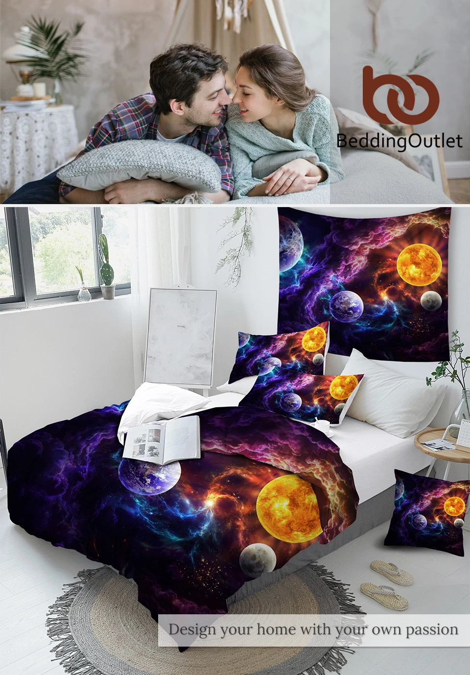План спасения от JoJoesArt Комплект постельного белья Планета Земля покрывало на кровать галактика Туманность домашний текстиль Вселенная космическое пространство Jogo De Cama