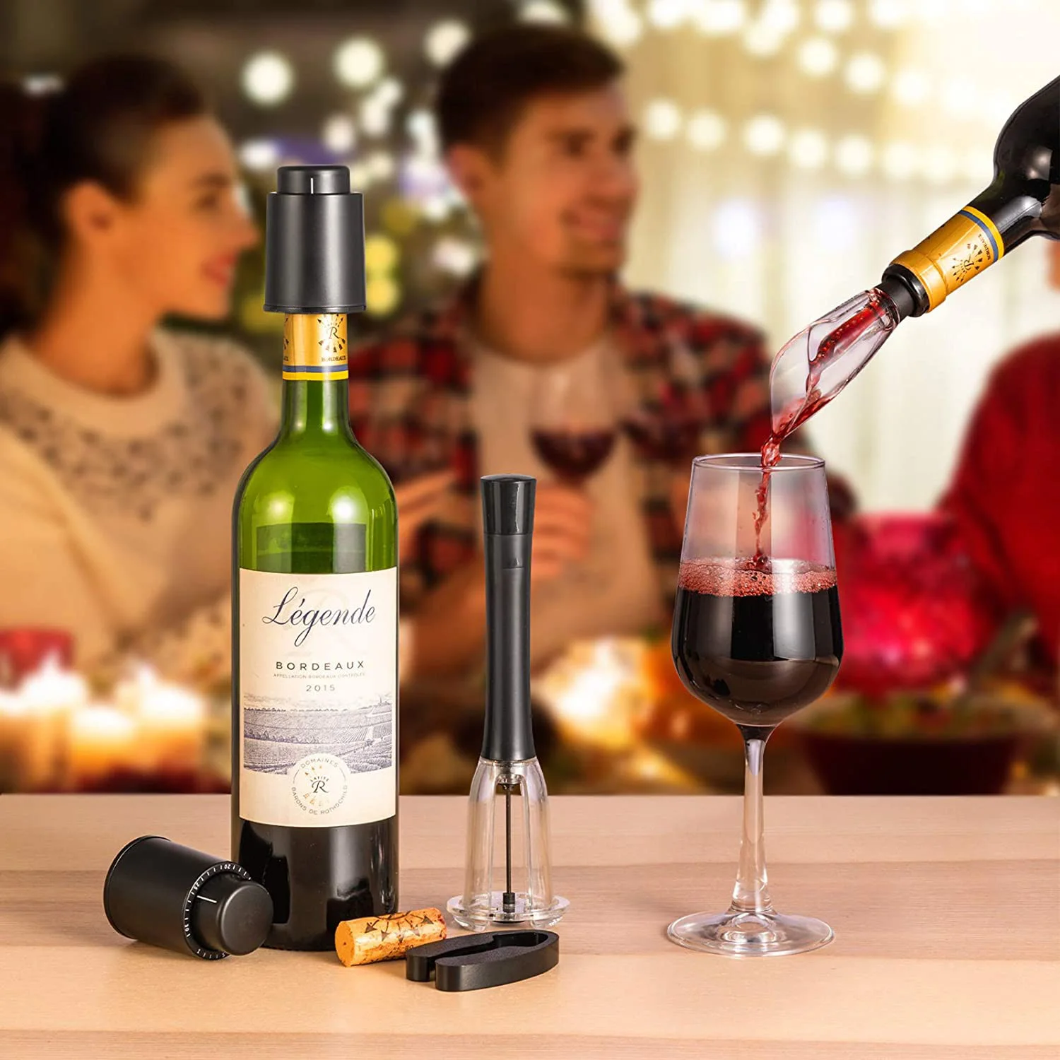 

Wine Openers, Wine Pump Air Pressure Bottle Opener, Wine Cork Remover Corkscrew Bottle Opener Gift set for Wine Lovers