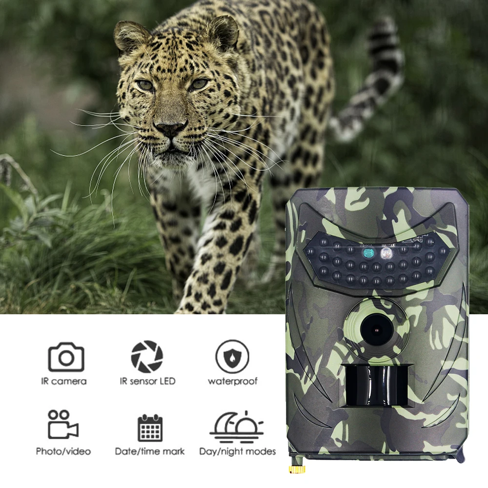 

PR-100BHunting Camera Infrared Night Vision HD 1080P Camcorder Mini Portable Waterproof Camera for Outdoor Wildlife Game