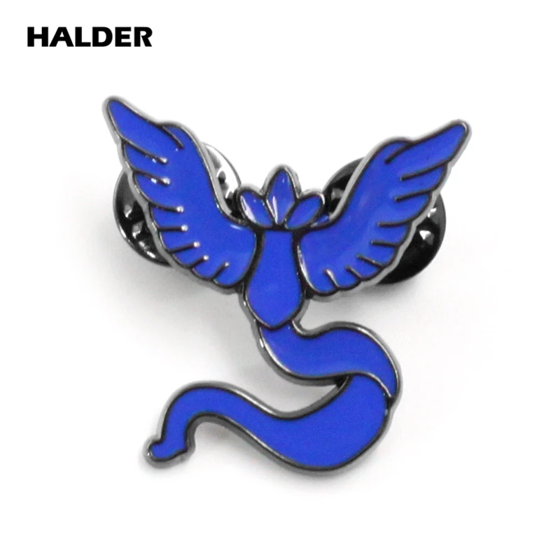 BR0016 аниме halder Pokemon Pocket Monsters модные ювелирные изделия бросок poke Броши с шариком ASH KETCHUM булавки Нагрудный значок аксессуар подарок - Окраска металла: Team Mystic