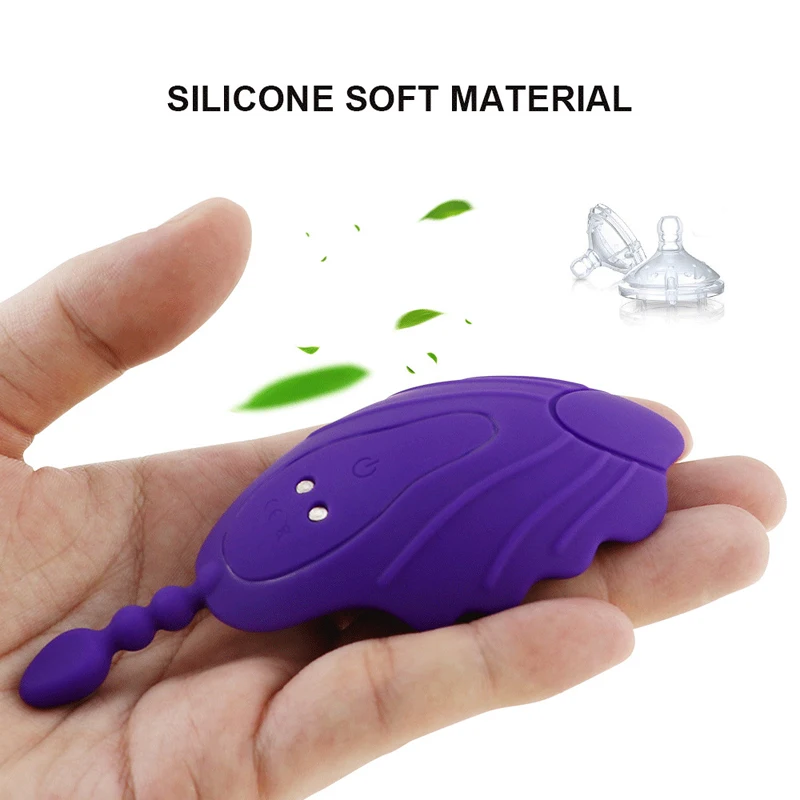 Вибратор 10 скоростей перезаряжаемый беспроводной с дистанционным управлением