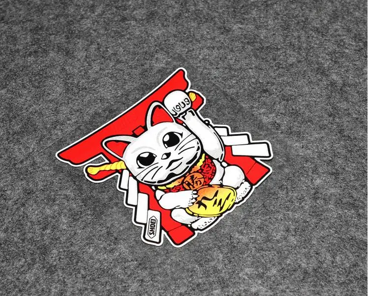 Светоотражающее кольцо Maneki Neko японское двойное Motegi наклейка на мотоцикл