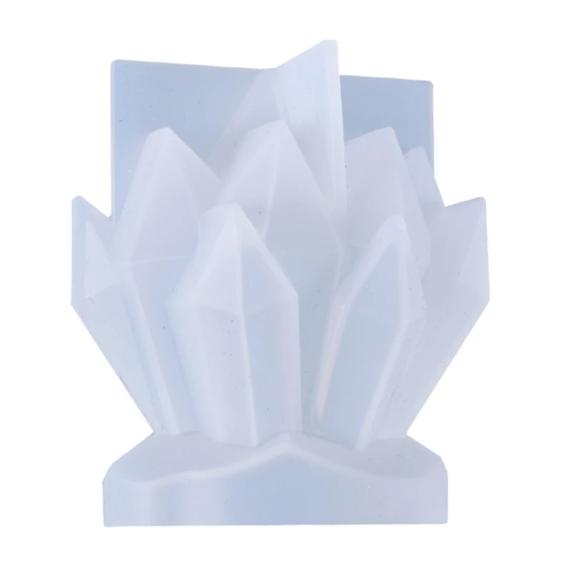 

Кристаллический кластер камень декор смола форма неправильной руды Spar орнамент силиконовая форма