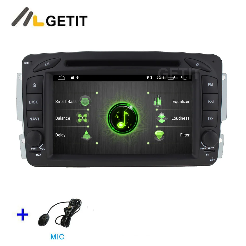 DSP 2G-RAM 16G-ROM DSP 64G PX6 Android 9,0 автомобильный DVD мультимедиа радио gps для Mercedes Benz CLK W209 W203 W463 W208 Wifi Bluetooth стерео аудио - Цвет: DSP 2G-RAM 16G-ROM