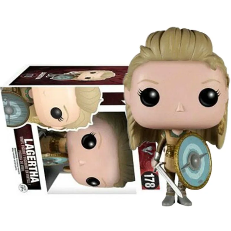 Экшн-фигурки funko pop Vikings 178 # LAGERTHA 177 RAGNAR LOTHBROK декоративные поп-игрушки