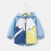 boys clothes cartoon print cotton inside 2021 new style kid style hoodie jacket spring and autumn