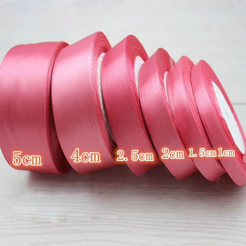 25 ярдов/рулон атласная лента 1 5 см|ribbon table decorations|ribbon sculpture hair clipribbon heart |