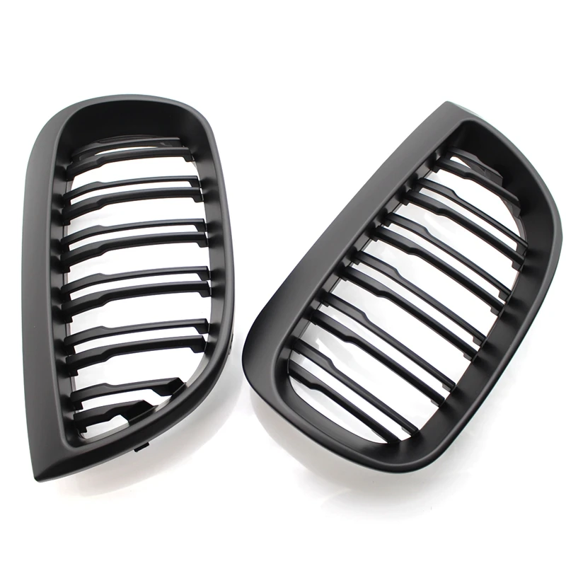 Передняя решетка радиатора с двойной линией сменный спортивный гриль для BMW E81 E87