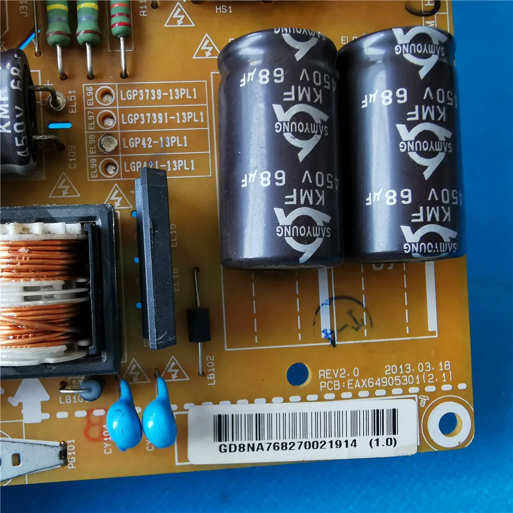 Good quality Power Board EAX64905301(2.1) LGP42-13PL1 For LG 42LP360C-CA 42LN519C-CC 42LN5180-CQ 42LN5450-CT 42LN5100-CP TV
