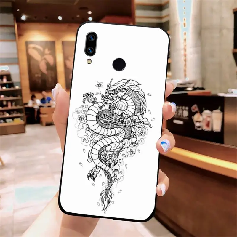 

Dragon coque high quality Phone Case For Xiaomi Redmi note 7 8 9 t k30 max3 9 s 10 pro lite
