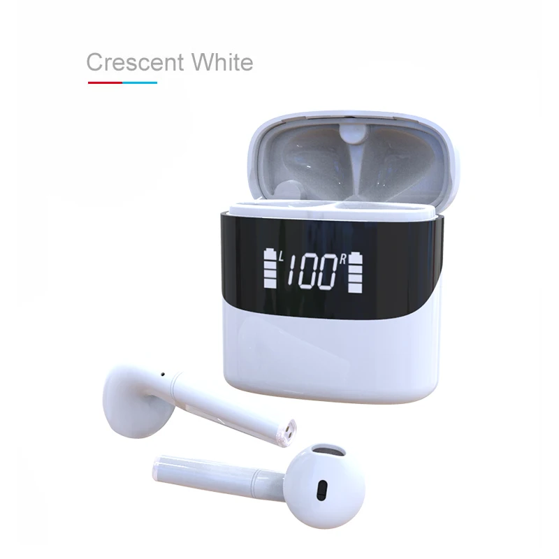 

Bluetooth Earphones Led Display Touch Control Connect Automatically Mini Earbuds Headsets HeadsetS With Mic