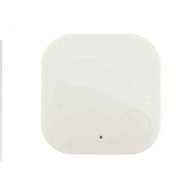 Квадратный Bluetooth Анти-потерянное устройство, смартфон, чтобы найти вещи, противоугонная маленькая сигнализация, ключ, кошелек, позиционирование домашних животных - Цвет: Белый