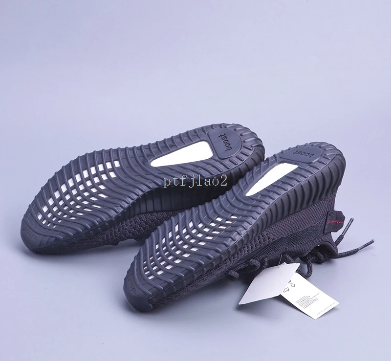 

Original Adidas Yeezy Boost 350 V2 Women Black Angel Jogging Shoes Men Comfortable Breathable Sneakers 36-45