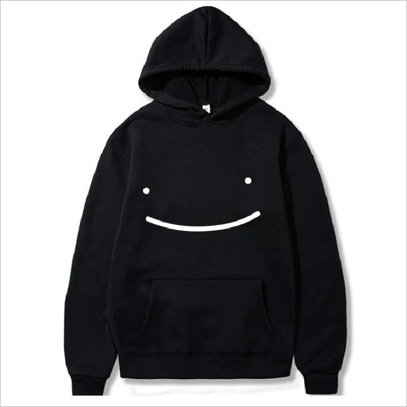 

2021 Men's Hoodies Smiley Face Harajuku Pullover Sudaderas Dream Merch Unisex Streetwear Clothes Casual Fashion Oversized Coats