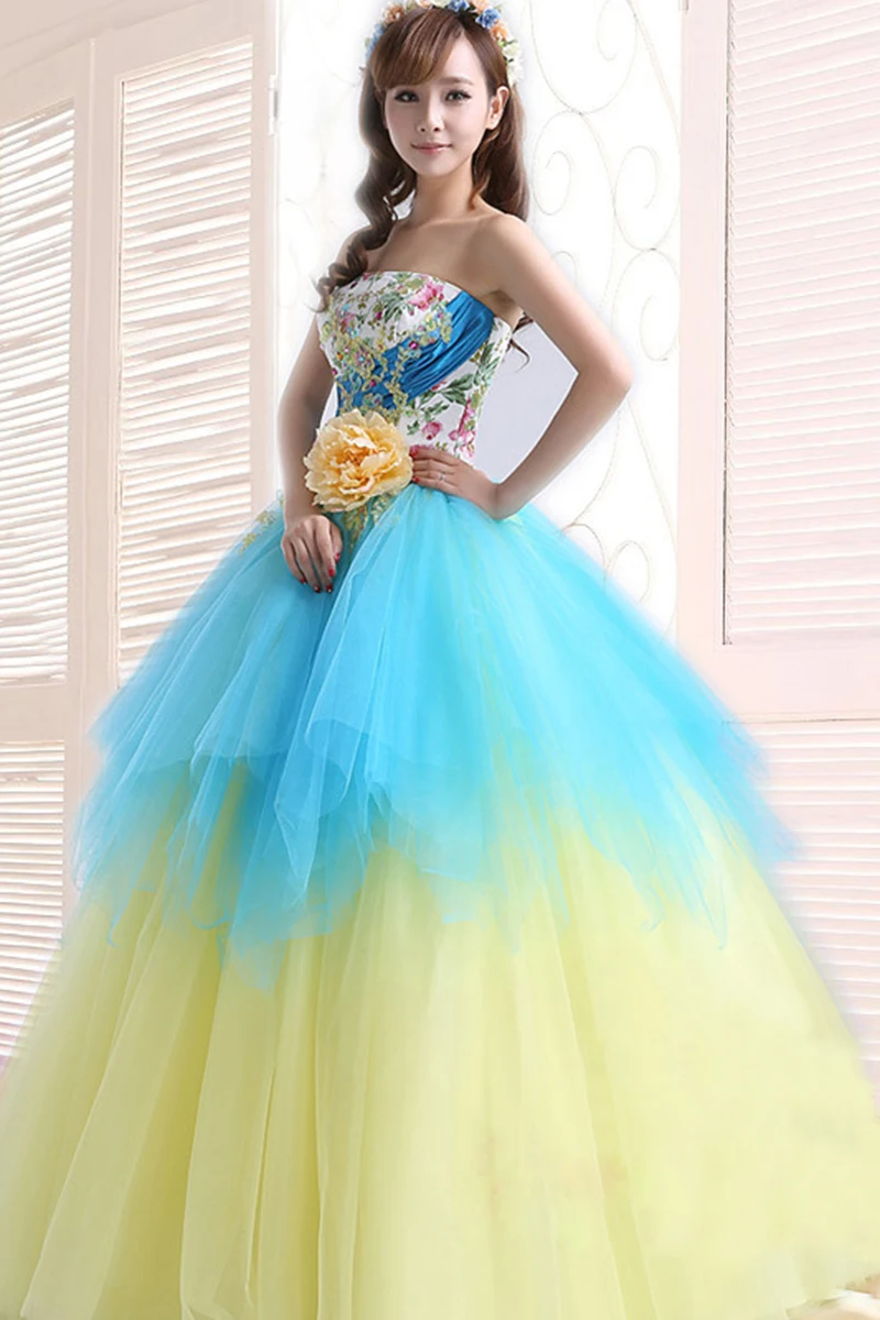 Плиссированное бальное платье для невесты с кристаллами Quinceanera со съемной шалью
