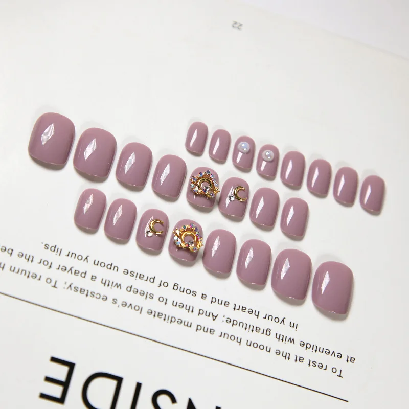 24 шт. в упаковке паста для красных бобов фиолетовая круглая головка короткий