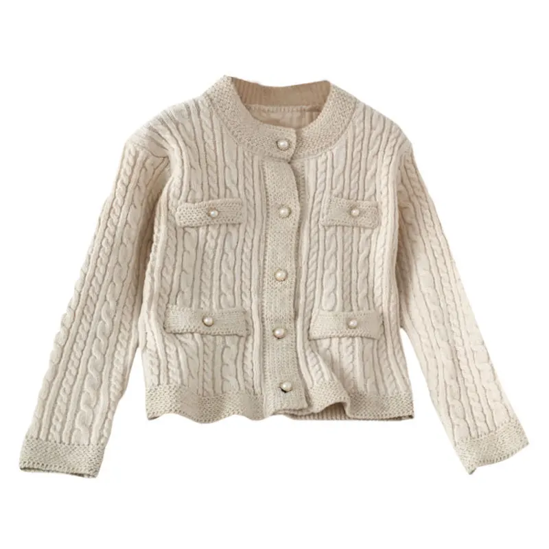 

Autumn 2020 new Korean loose and lazy sweater women's net red cardigan top retro knitted coat fashion