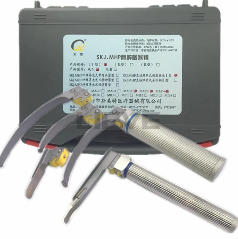 Ларингоскоп из нержавеющей стали для интубации зеркало горла анестезии взрослых