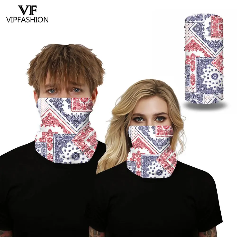 Модные новейшие головные уборы VIP с 3D принтом шейные банданы защитой от ветра