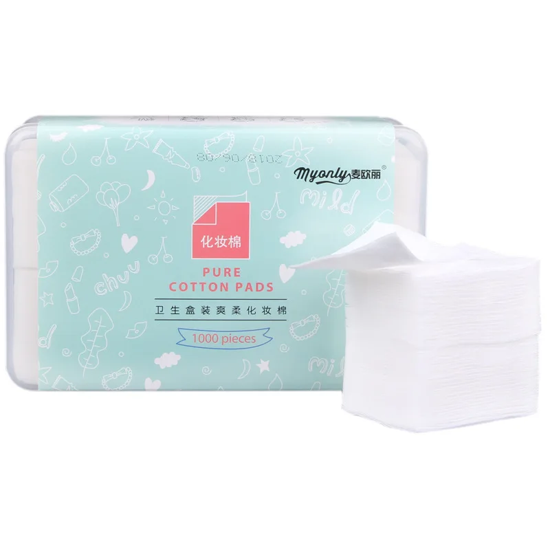 

1000 Pieces Moisturizing Makeup Remover, Thin Section, Double-sided, Double-effect Makeup, Deep Cleansing