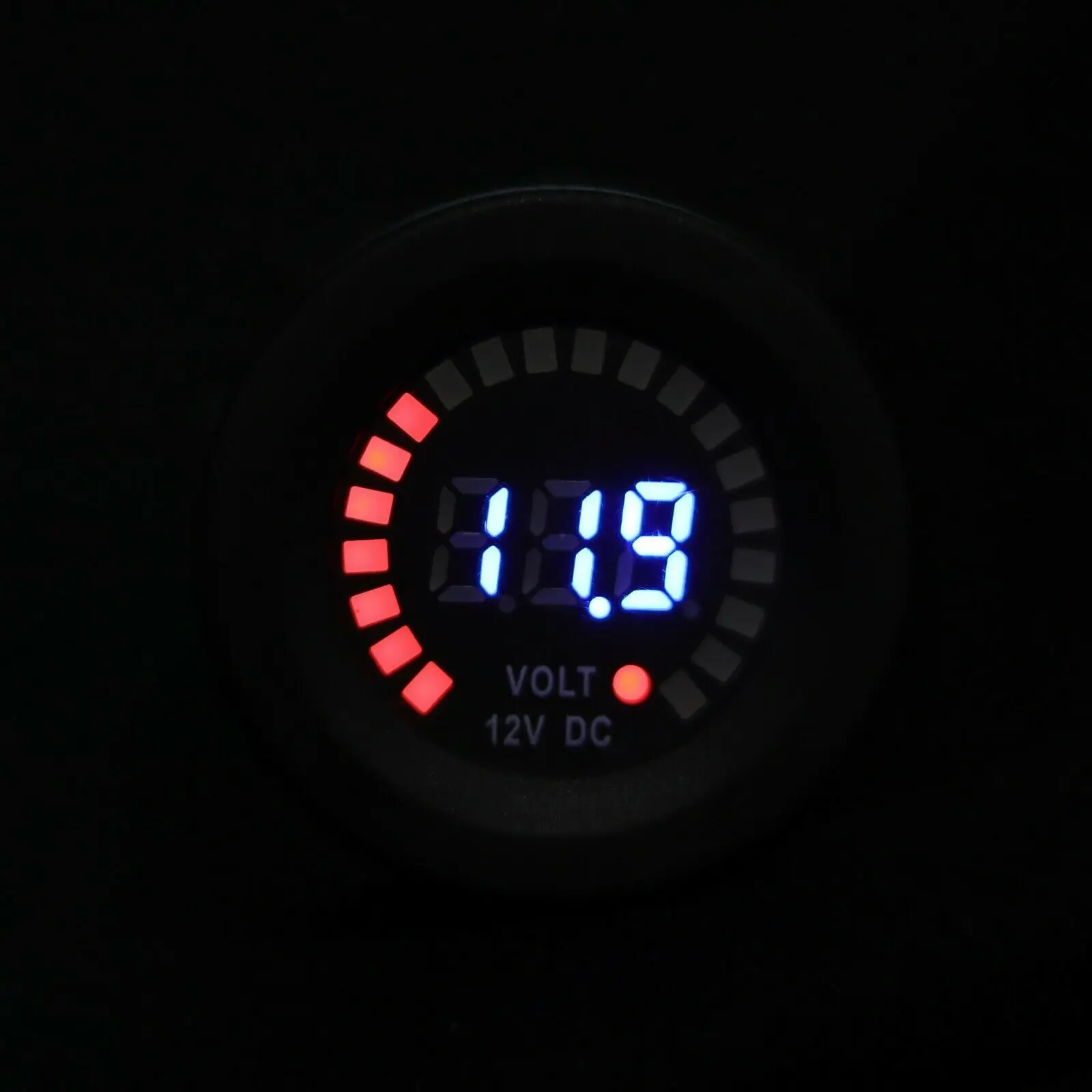 Водонепроницаемый 12V светодиодный автомобильный фургон лодка морской вольтметр