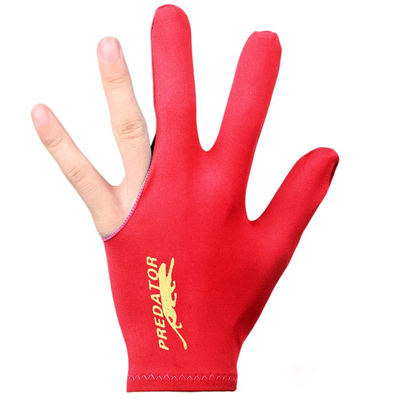 Перчатки для снукера бильярда с вышивкой без пальцев | Спорт и развлечения