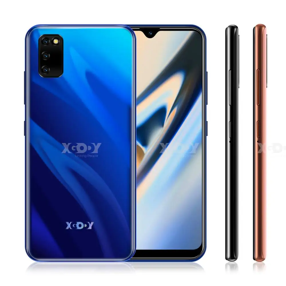 XGODY M30s 4G Смартфон Android 9,0 6," экран капли воды 3g 32G MTK6737 четырехъядерный 8 Мп 2850 мАч разблокировка лица ID мобильный телефон
