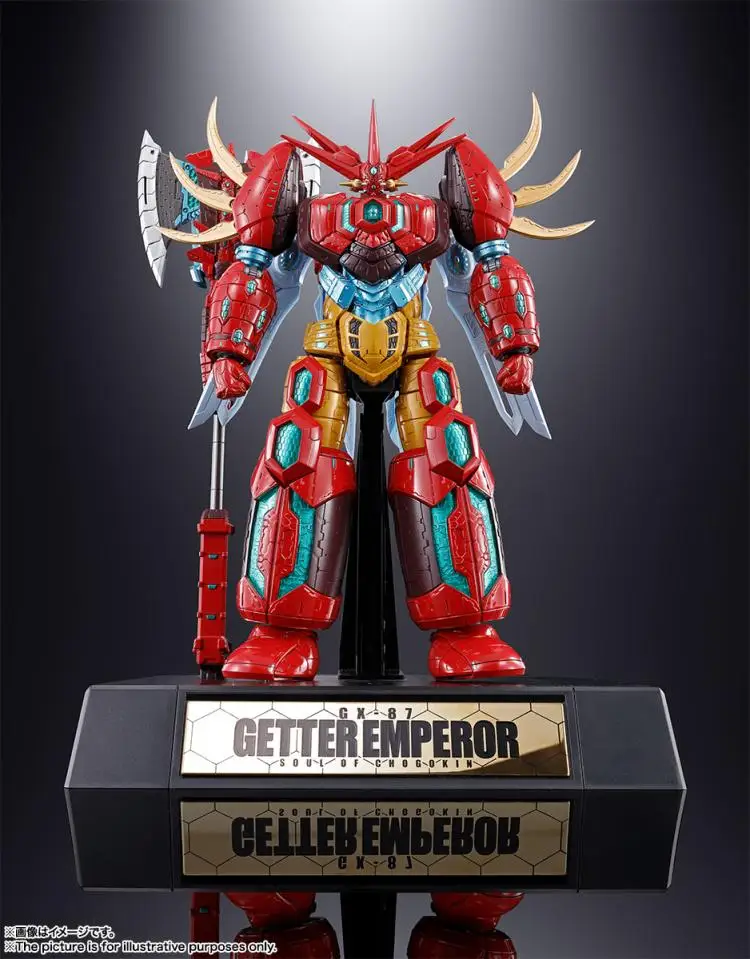 BANDAI супер сплав Soul GX-87 Getter император Фигурки игрушки 22 см фигурка робота игрушка Рождественский подарок для детей Kinderen