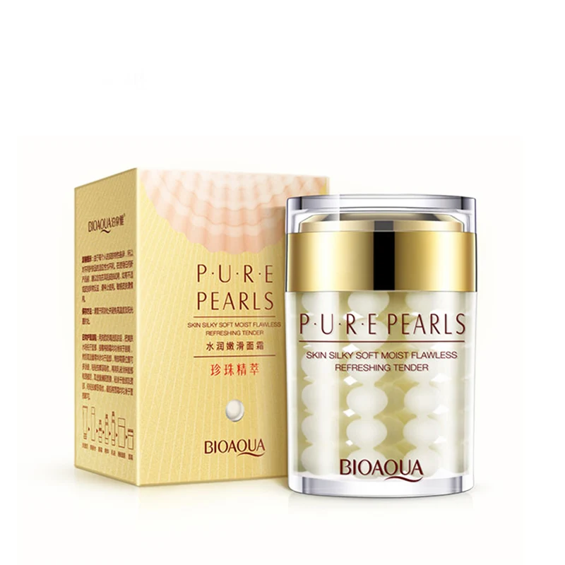 2 шт./лот BIOAQUA Pure Pearl крем для лица + эссенция Гиалуроновая кислота глубокое