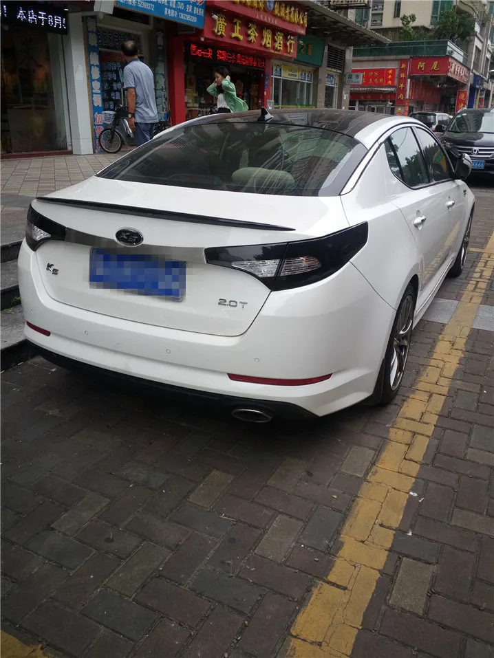 Спойлер для Kia Optima 2011 2013 спойлер YCDK из АБС пластика автомобиля заднее крыло