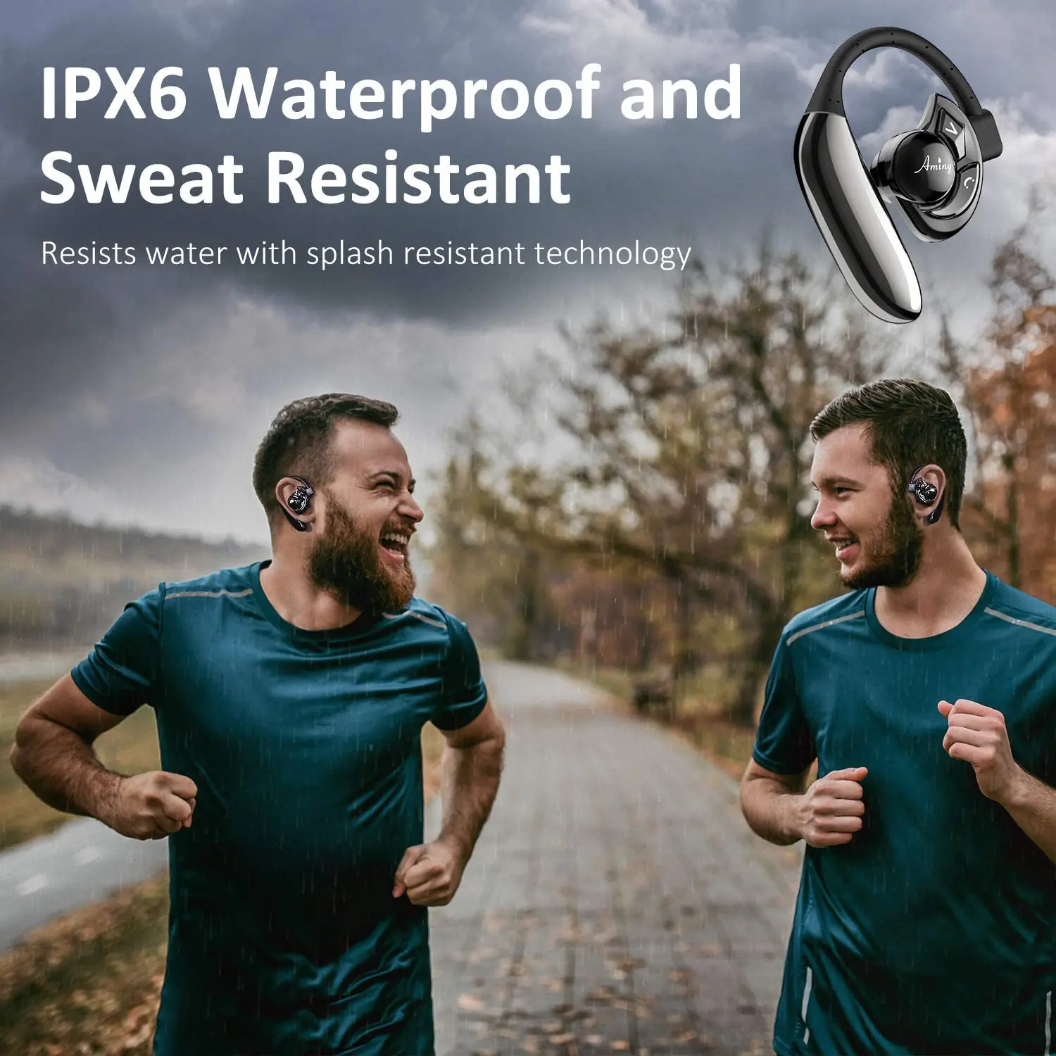 Bluetooth 4 2 гарнитура с Шум микрофон функцией шумоподавления наушники установленный