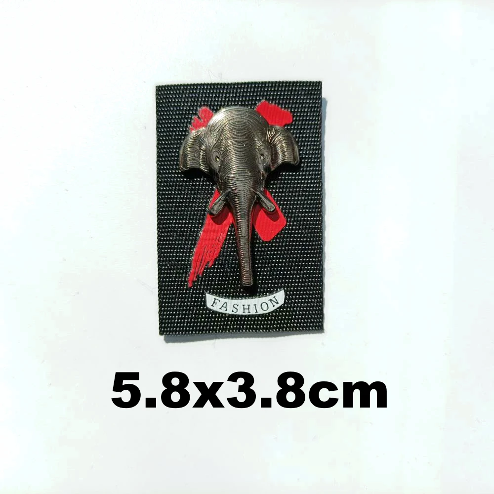 

Accessories embroidery metal elephant beetle embroideried patches for clothing OR-3128