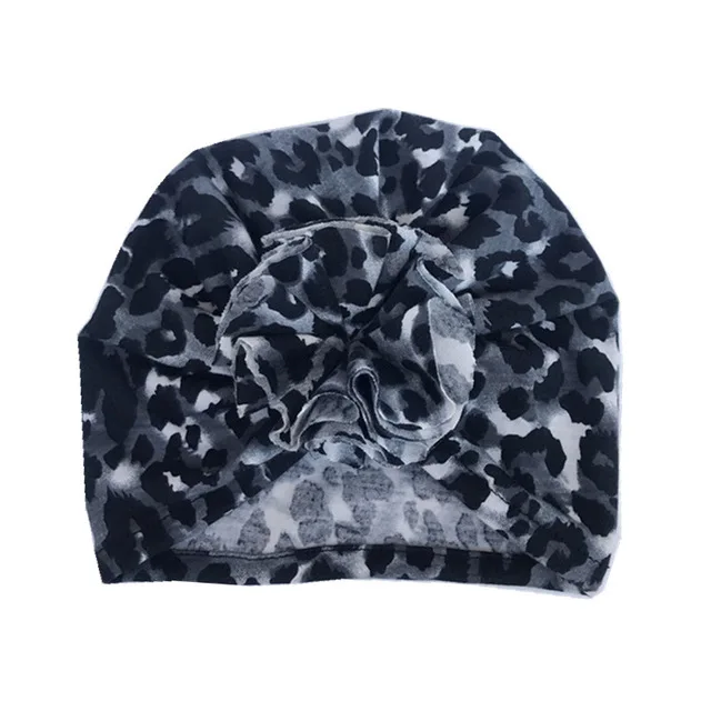 baby flower cap Леопардовая повязка на голову; Детские аксессуары для волос; детская индийская шляпа с цветами; Бандо; Bebe Fille; повязки на голову для маленьких девочек; детские повязки на голову с Круглым Верхом и бантами - Цвет: baby flower cap