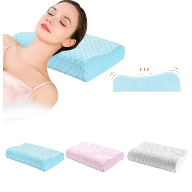Подушка из пены с эффектом памяти медленно восстанавливающая форму защита шеи