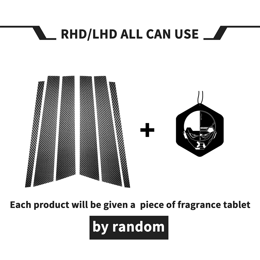 

Наклейка Обложка отделка Аксессуары для стайлинга автомобиля углеродное волокно автомобильное Окно B-столб декоративные наклейки отделка ...