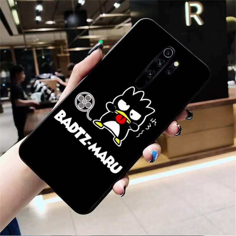 

HPCHCJHM Cute cartoon BAD Badtz Maru Protector Phone Case for Redmi Note 8 8A 8T 7 6 6A 5 5A 4 4X 4A Go Pro