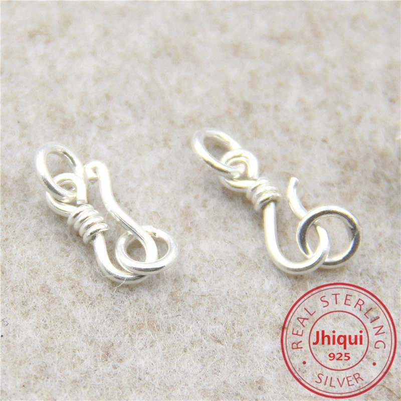 Пряжка с круглым креплением для браслета ожерелья ювелирных изделий 925 застежки