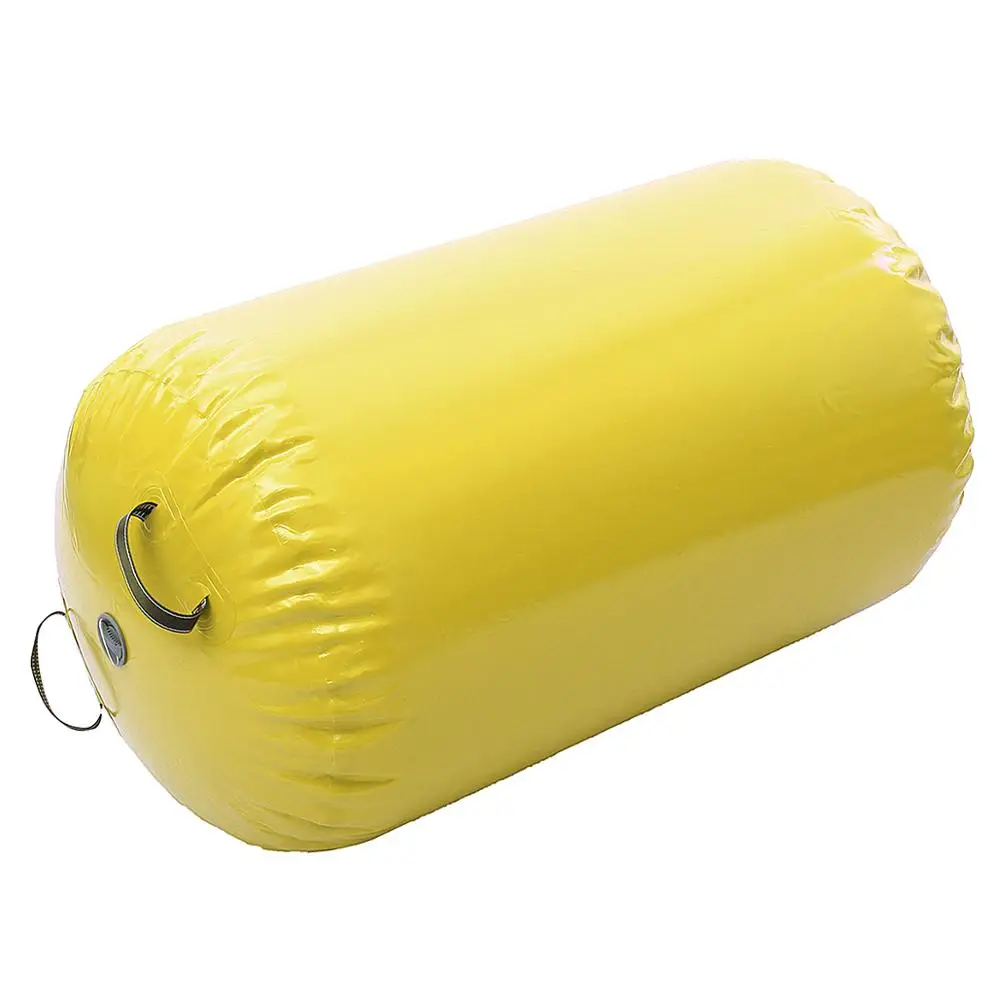 Yellow Gofun AirTrack воздушный цилиндр Tumbling трек гимнастика Упражнение Колонка надувной тренажерный зал перевернутый Backflip обучение детей безопасно - Цвет: Yellow
