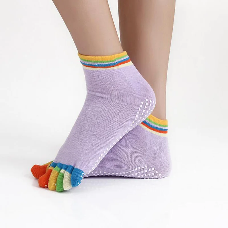 LJCUIYAO/женские спортивные цветные носки популярные хлопковые для фитнеса и